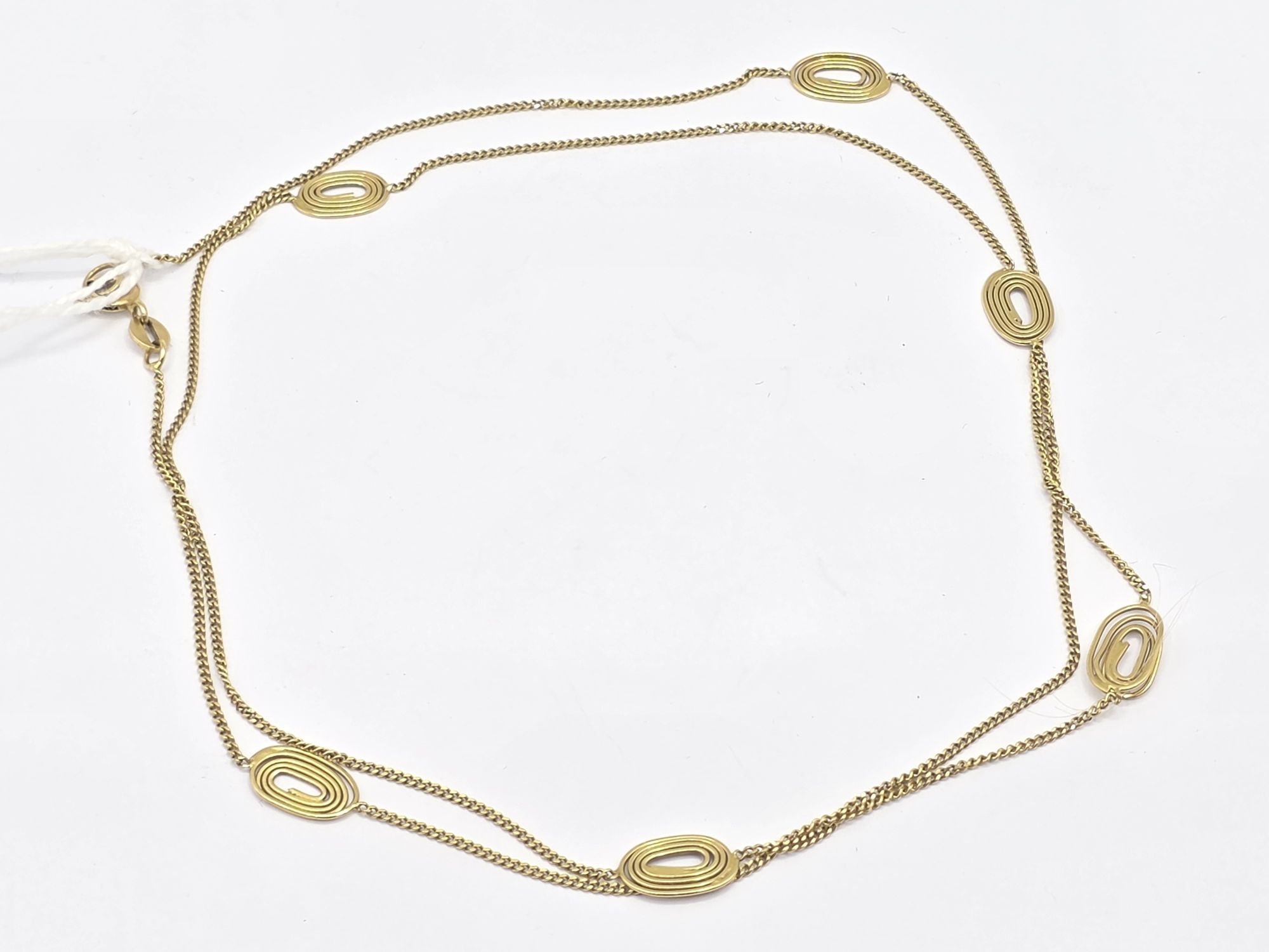 168 · ITALIAN 18CT DESIGNER NECKLACE