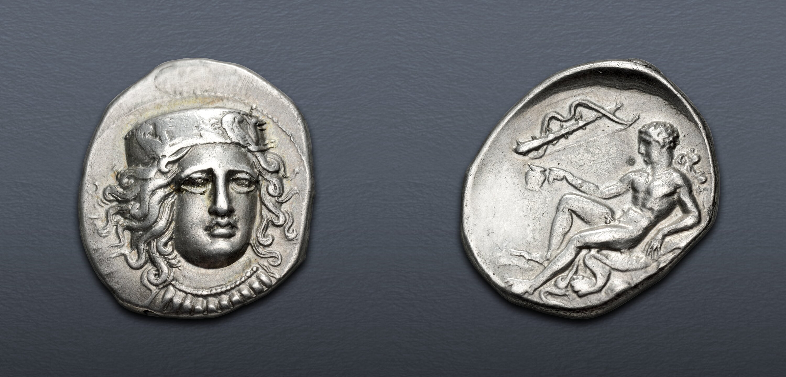 BRUTTIUM, Kroton. Circa 400-325 BC. AR Nomos (19mm, 7.91 g, 5h). VF ...