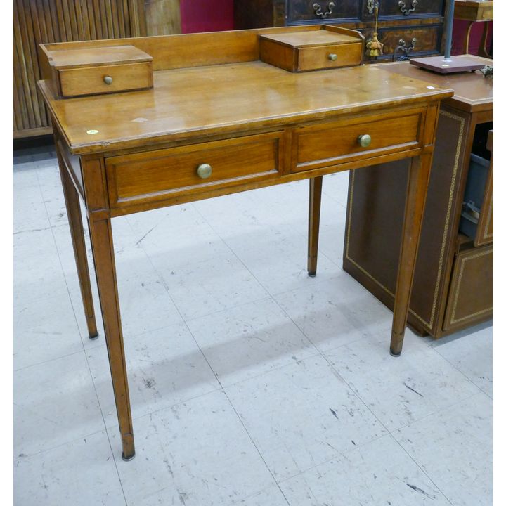Antique Small Walnut Writing Desk- 34x33x21''