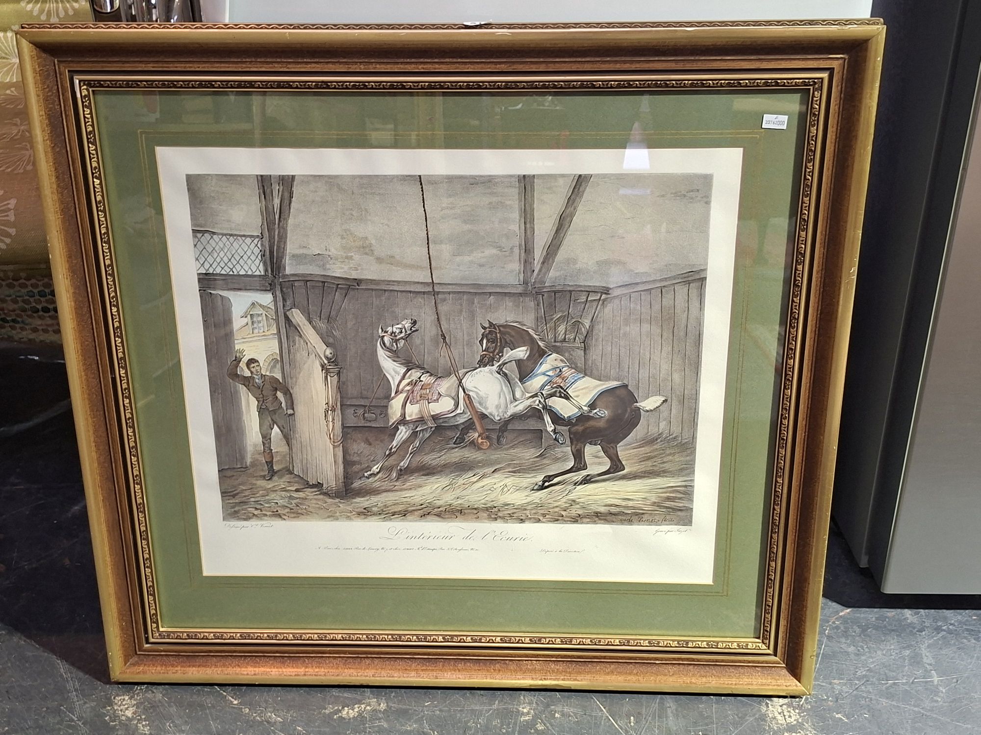 Hand Coloured French Engraving