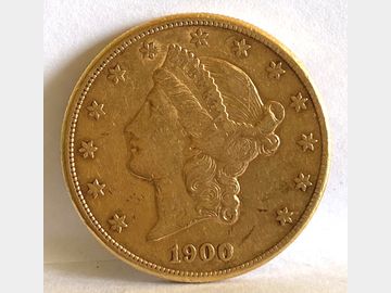 1900 USA LIBERTY DOUBLE EAGLE 20 DOLLAR