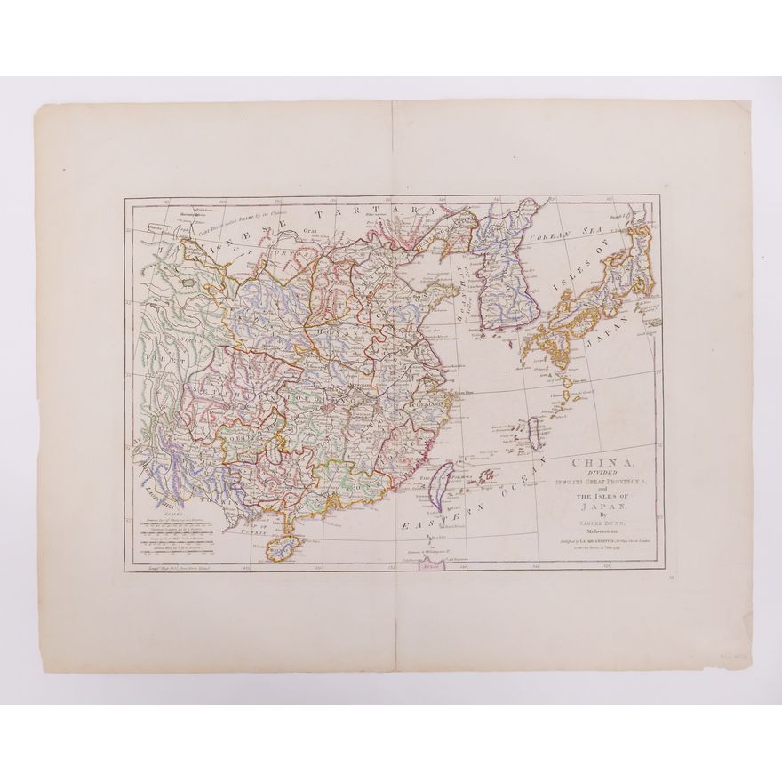 Samuel Dunn, China Divided into Provinces. 1794