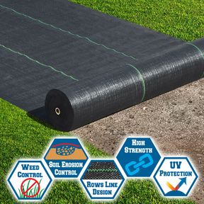 HEAVY DUTY WEED BARRIER LANDSCAPE FABRIC 900 FT **