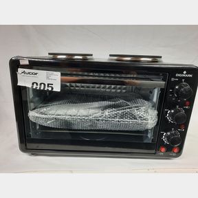 DIGIMARK 32 LITRE OVEN WITH 2 SOLID HOT PLATES - MINI OVEN