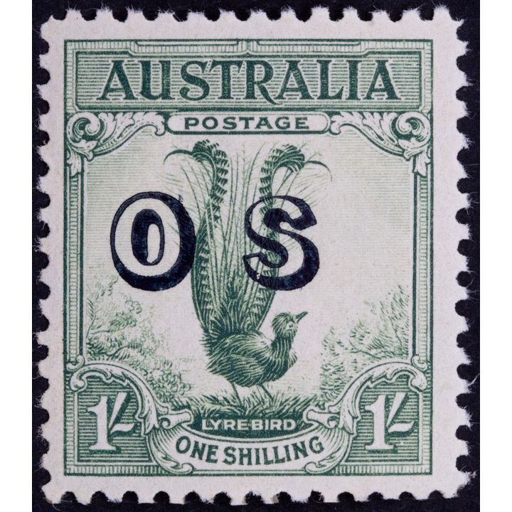 Lyrebird, One Shilling, 1932, Fine