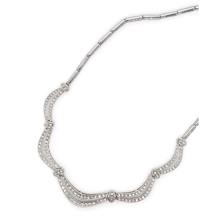 1.02ct Diamond 18ct Gold Necklace  15g