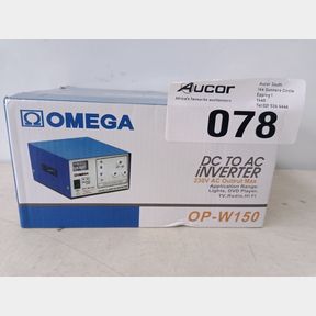 OMEGA INVERTER 150W OP-W150 - DON T LET LOADSHEDDING STOP YOU