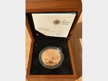 2011 GOLD BU 5 POUND BOXED AND CERTIFICATED