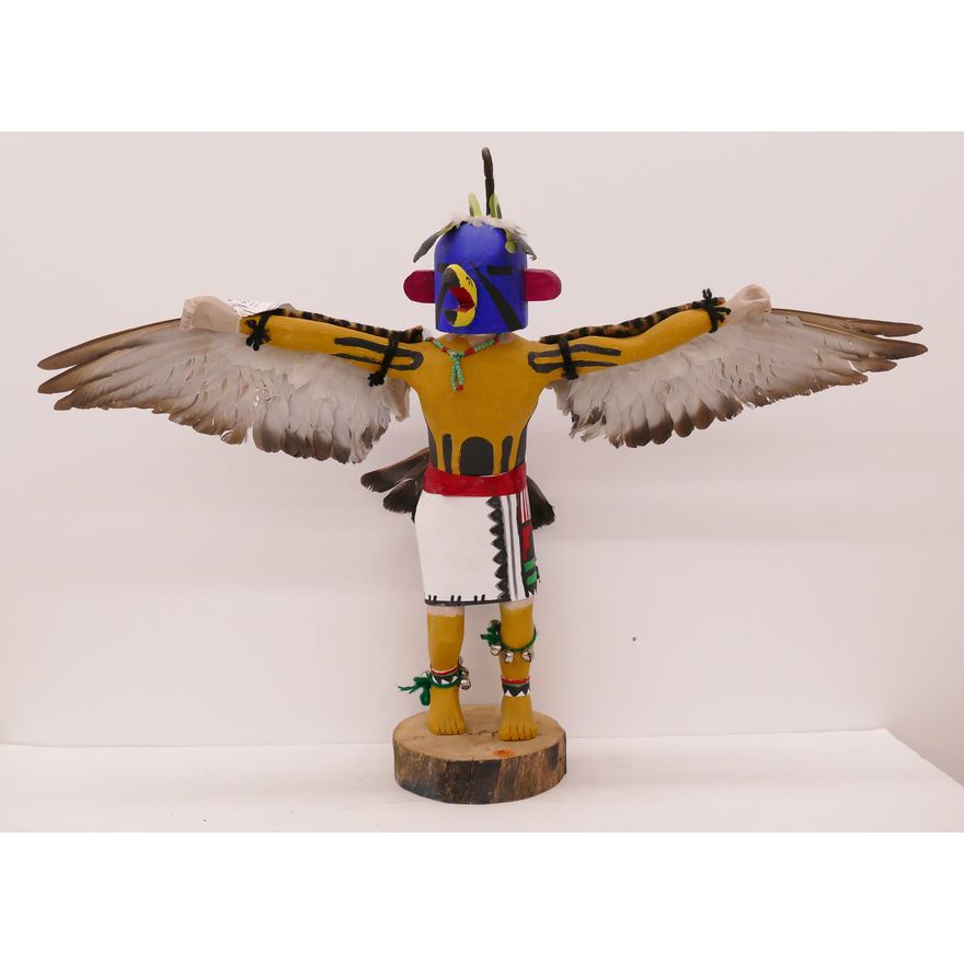 Tom Begay Eagle Dancer Large Kachina Doll- 21x29''
