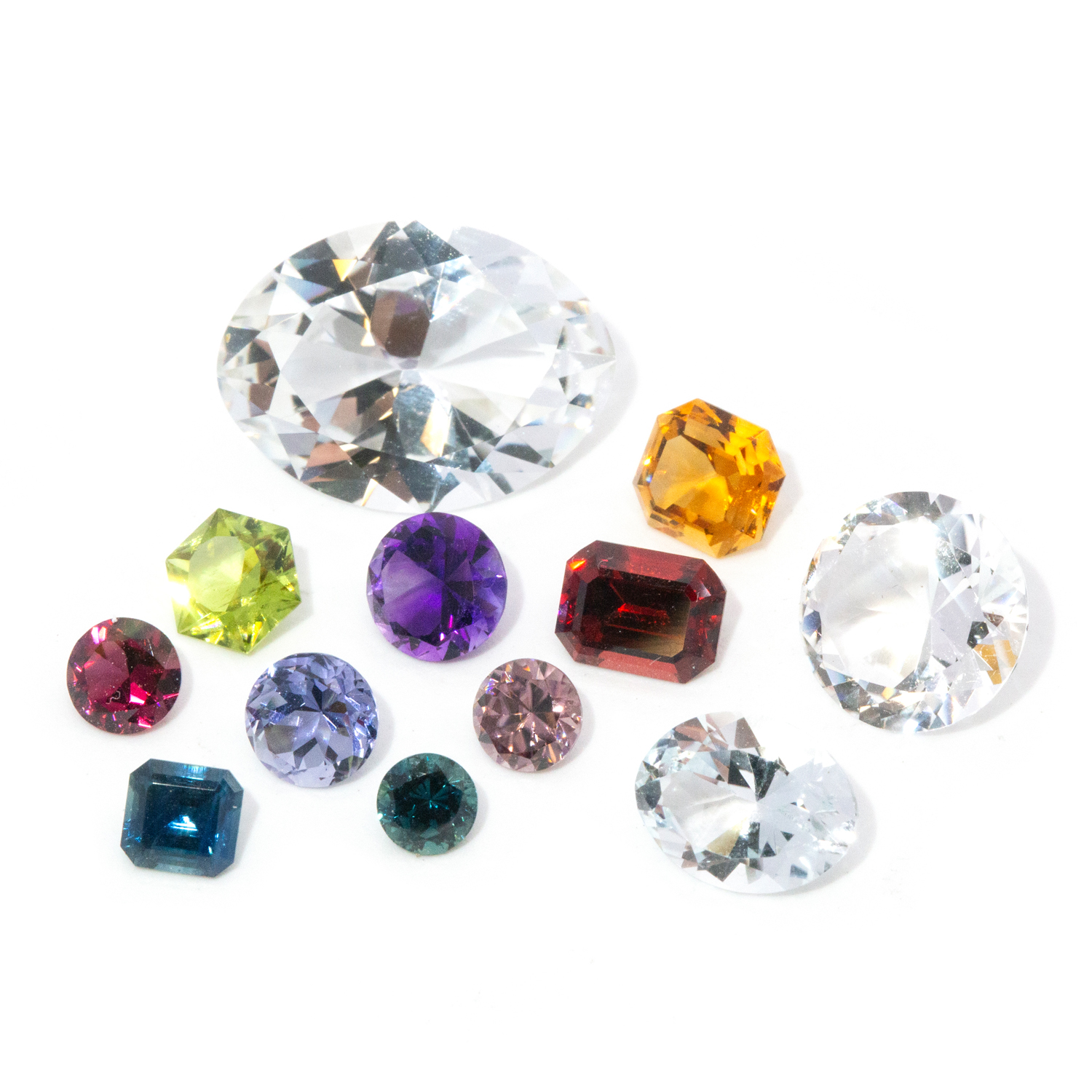 Mixed Lot of Faceted Gemstones