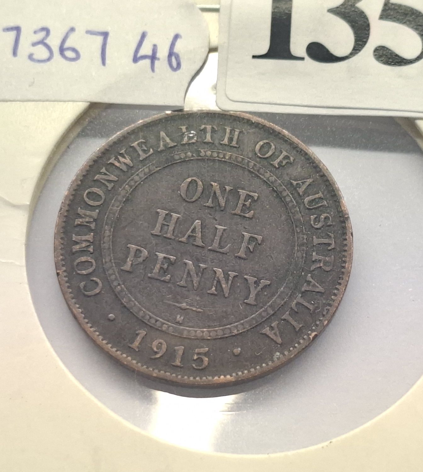 1915 HALF PENNY