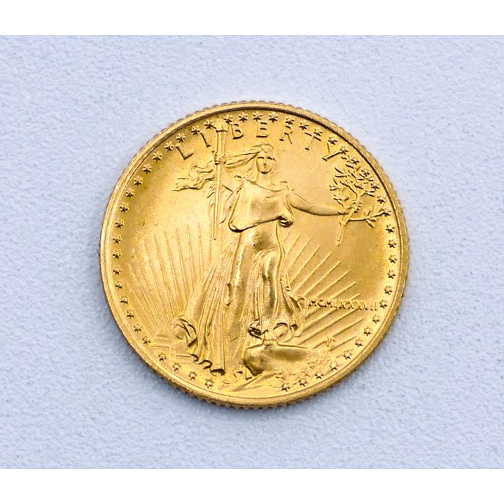 1987 US $5 Gold Eagle 1/10oz Coin