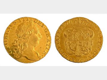1773 GEORGE III THIRD PORTRAIT GUINEA