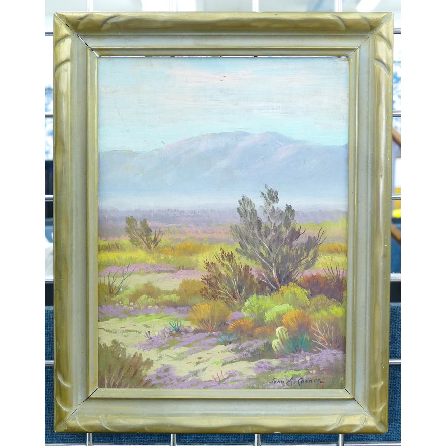 John Conner (1892-1971 California) ''Desert Scene'' Oil