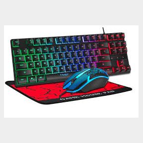 T-WOLF TF-31 3-in-1 Gaming Combo Kit - Keyboard mouse mouse pad- 51743/2993