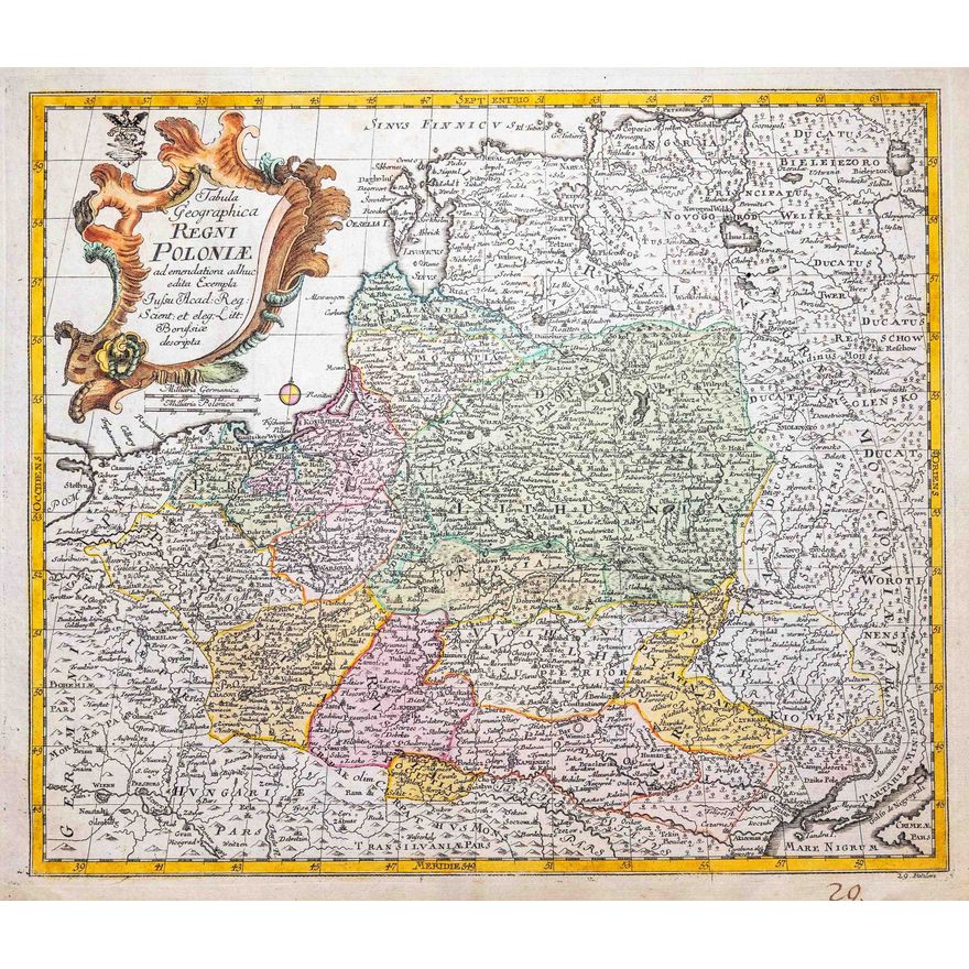 Leonhard Euler | Tabula Geographica Regni Poloniae…