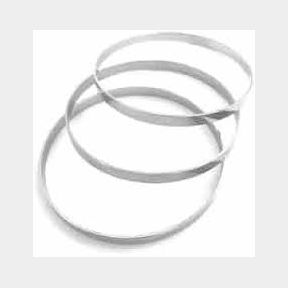 3 X Solid Stainless Steel 5mm Flat Bangles X 68mm In Diameter - Receive 10 Bangles Bar 9902000433196 - 51748/20072 SN B2 (S7)