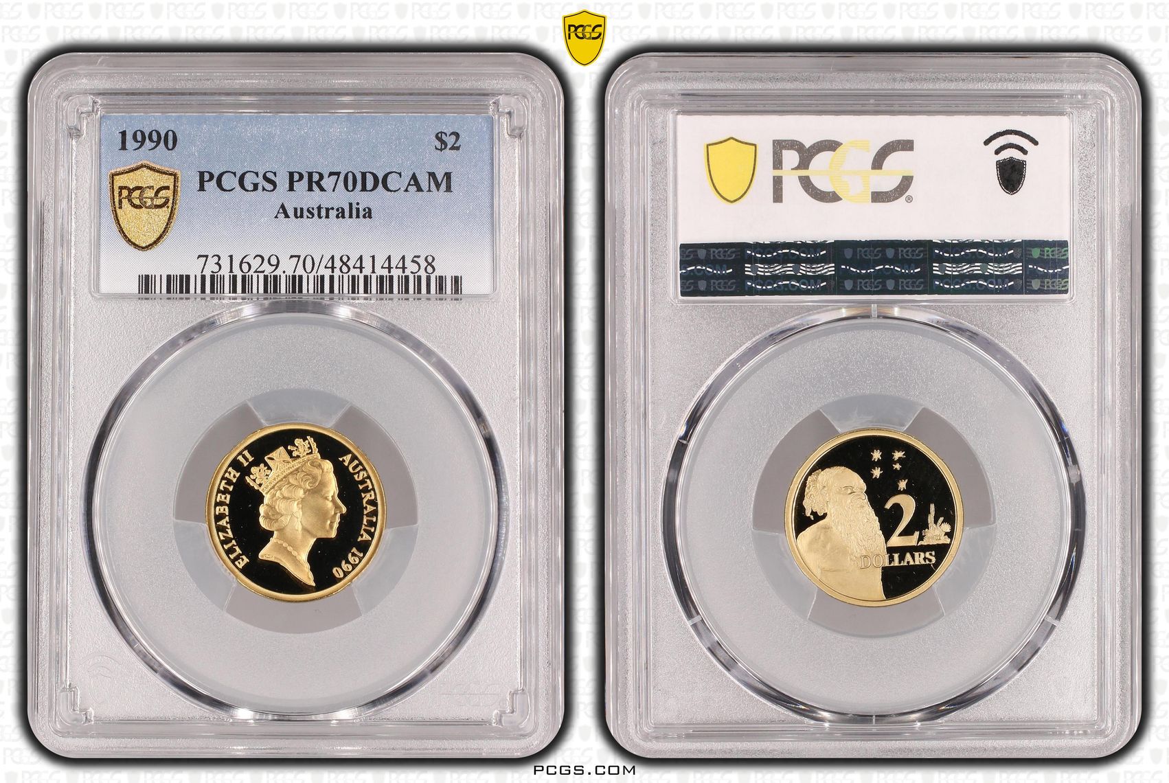 Two Dollar, 1990, PCGS PR70DCAM