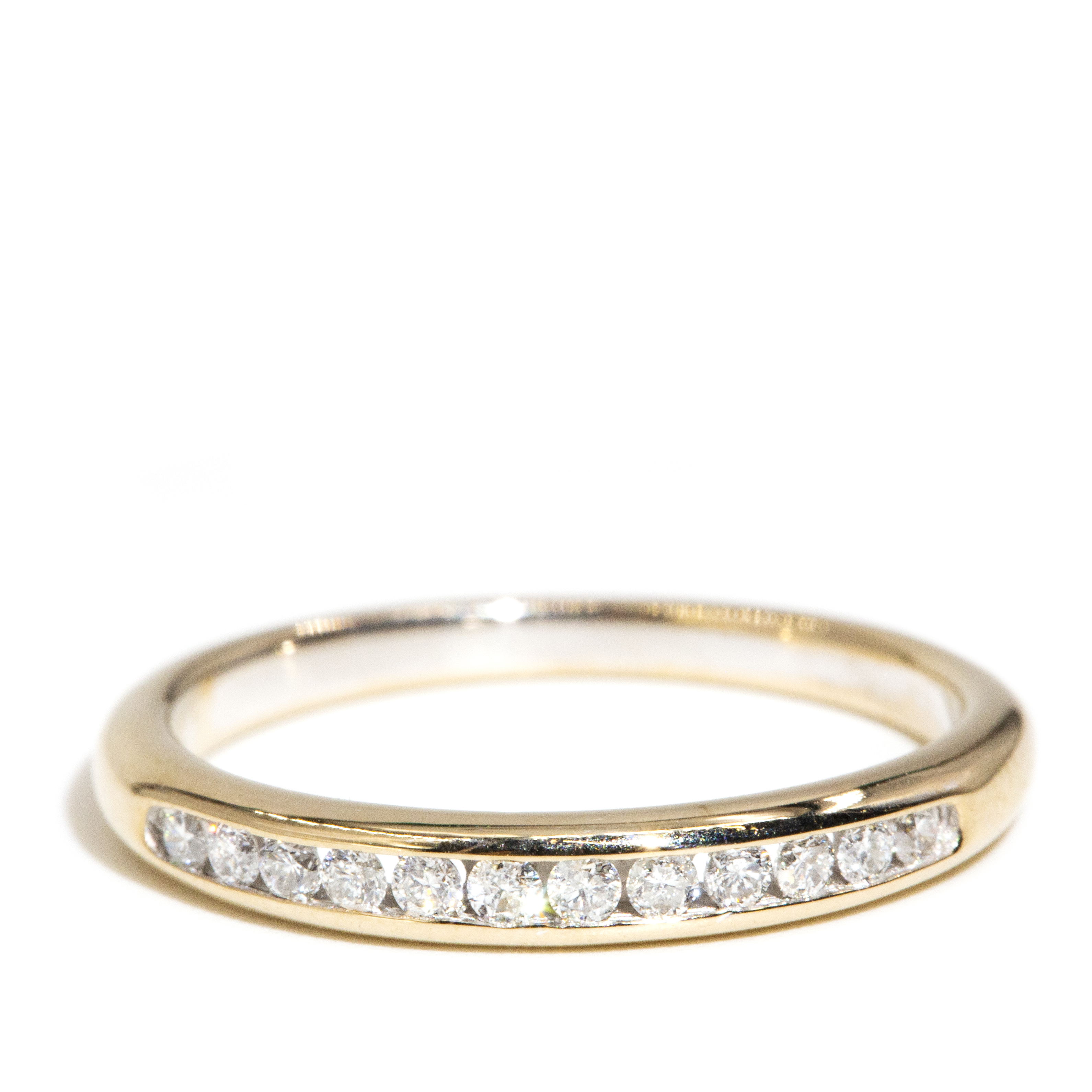 Diamond 18ct Gold Band,