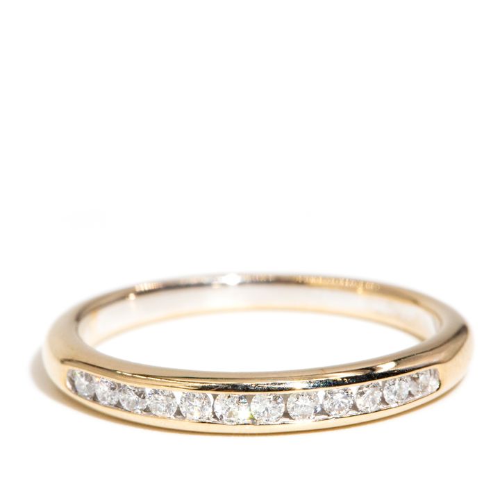 Diamond 18ct Gold Band,