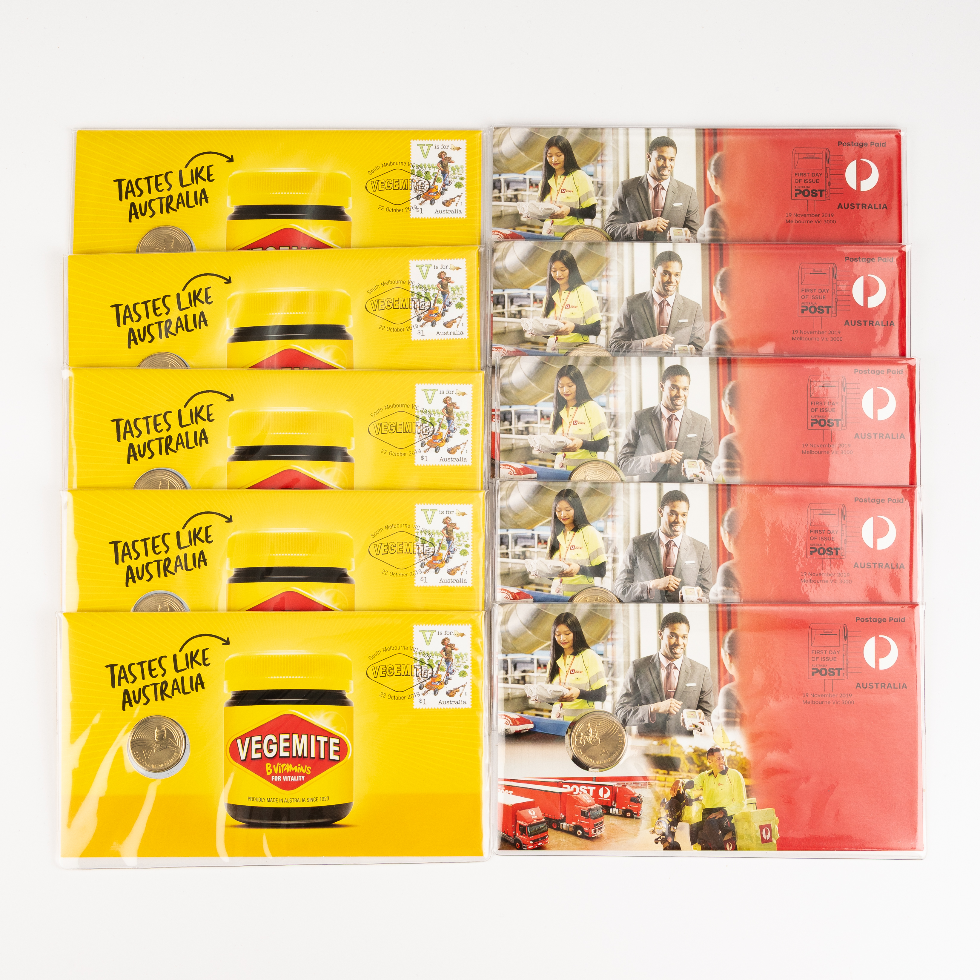 Elizabeth II, Vegemite & Aussie Coin Hunt Australia Post, One Dollar, 2019, UNC