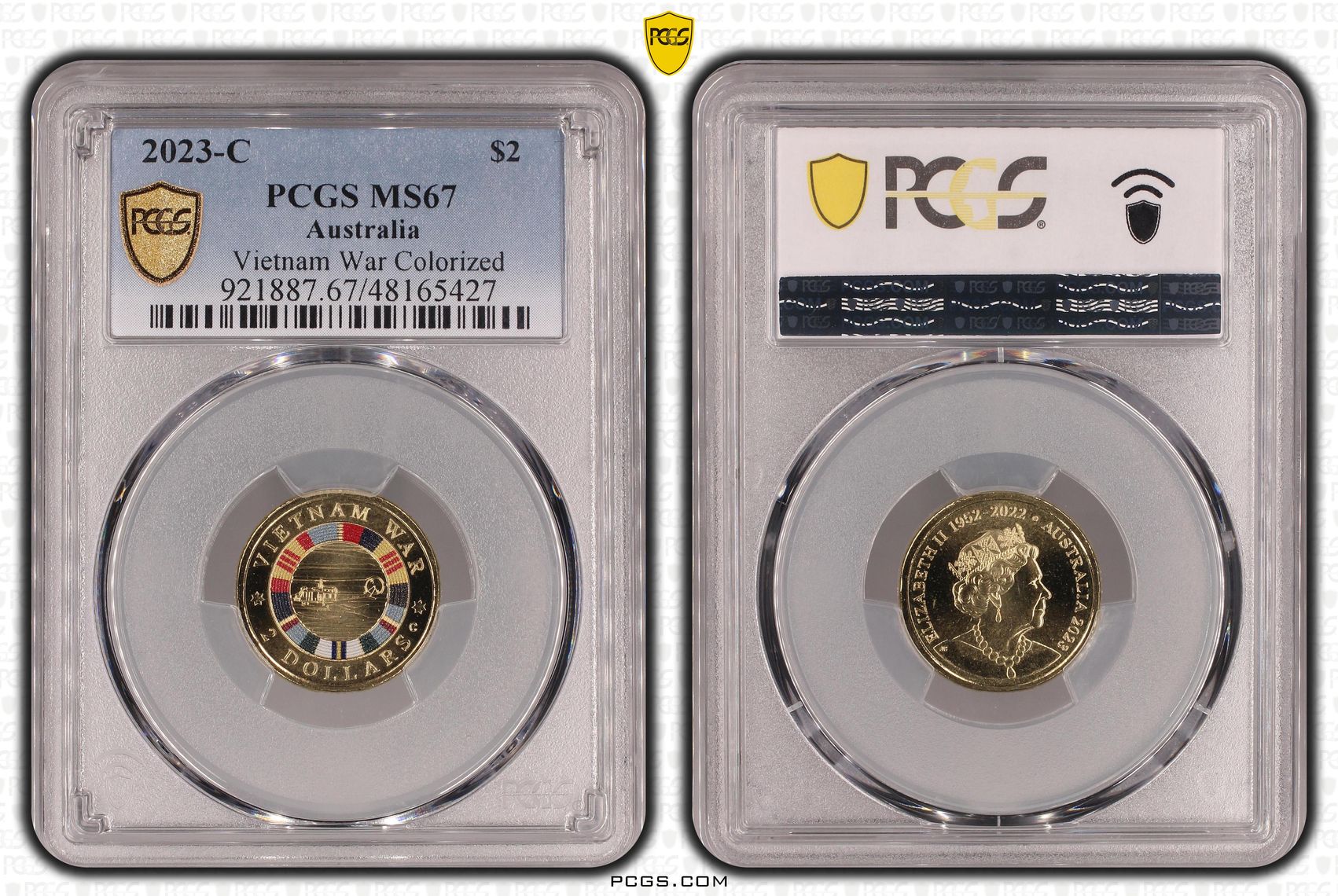 Vietnam War Colorized, Two Dollar, 2023-C, PCGS MS67