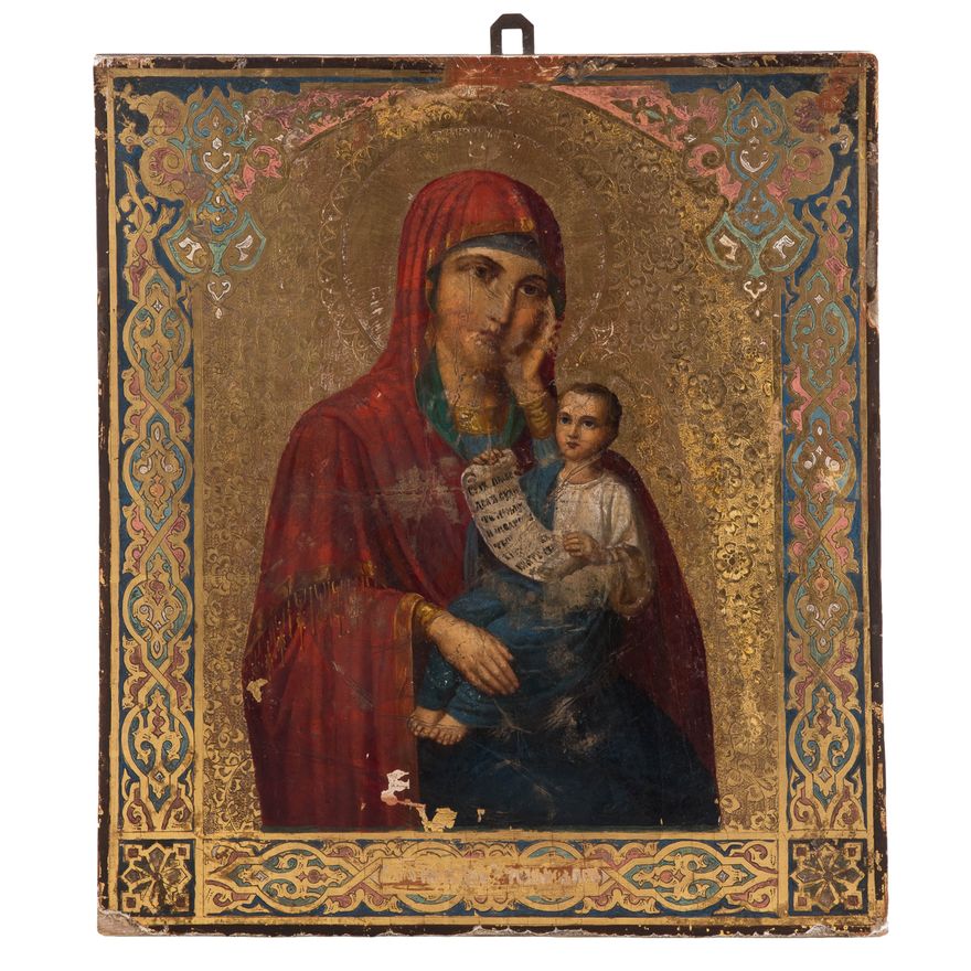Ikona - Matka Boska "Ukój mój smutek", Rosja, k. XIX w.