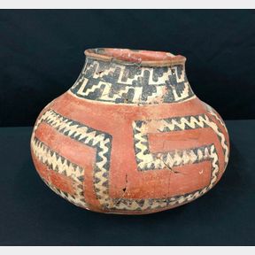 Prehistoric Tonto Polychrome Pottery Jar
