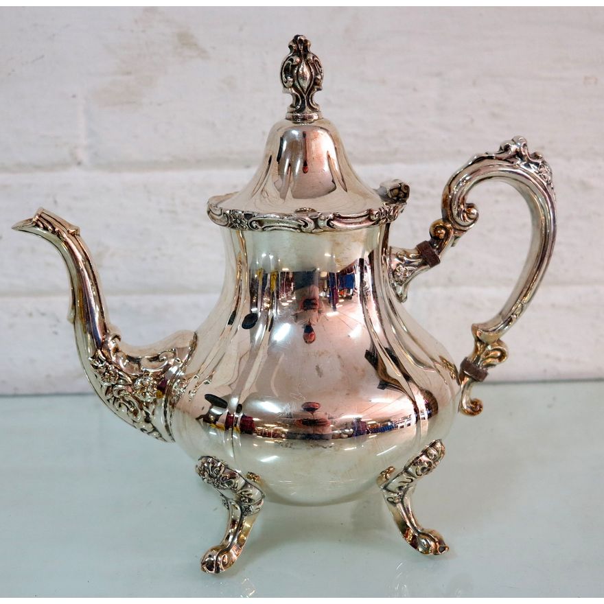 SILVERPLATED HOT WATER POT,
