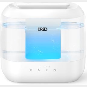DREO 4L HUMIDIFIERS FOR BEDROOM, 28DB QUIET TOP FILL SUPERSIZED COOL MIST HUMIDIFIER FOR BABY LARGE ROOM, OIL DIFFUSER AND NIGHTLI