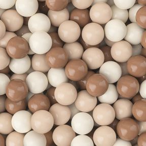 GOGOSO BROWN BALL PIT BALLS FOR TODDLERS 1-3, PACK OF 100PCS PHTHALATE FREE BPA FREE NON-TOXIC 2.2-INCH CRUSH PROOF PLAY BALLS PLA