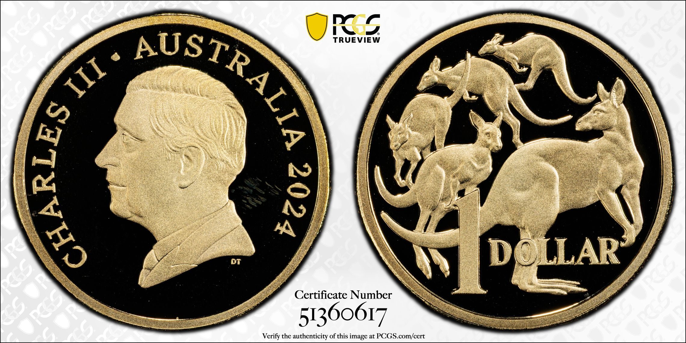 Dan Thorne Effigy, One Dollar, 2024, PR70DCAM