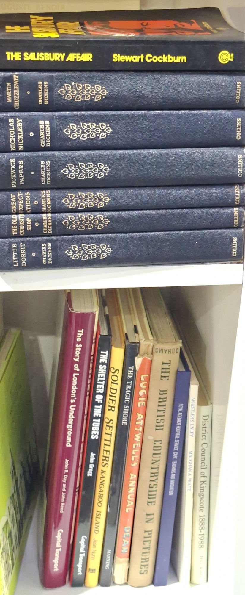 Group Of Historic Books And Dickens