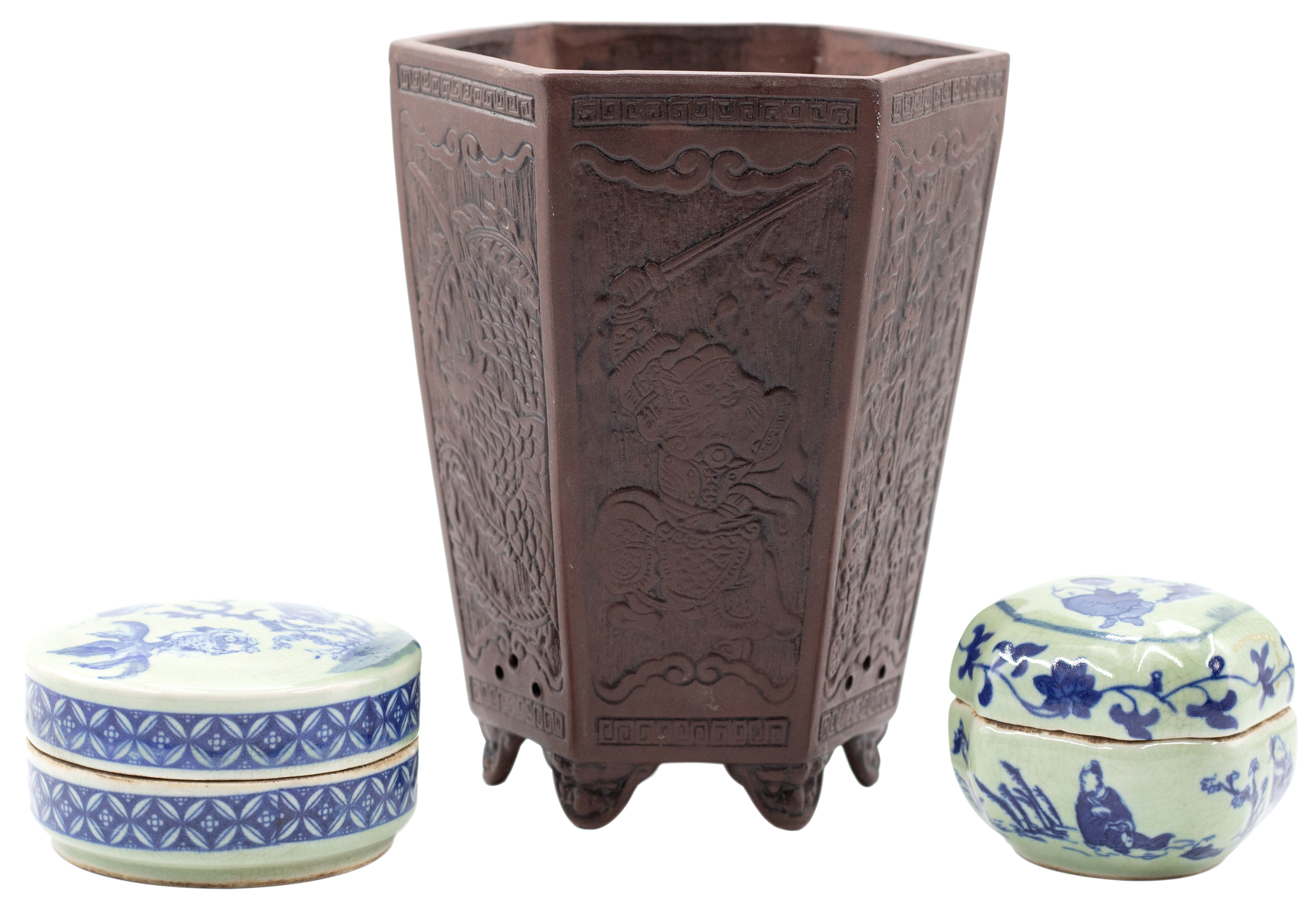 287 · China, Empire, Yixing Ware Planter, 1930s, VGC