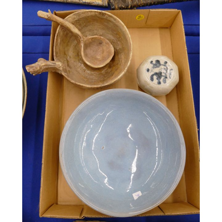 Box Chinese Jun Ware Bowl Etc