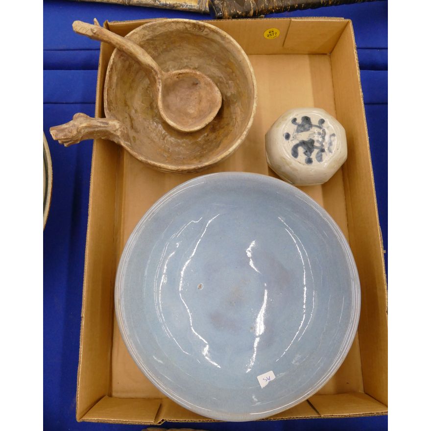 Box Chinese Jun Ware Bowl Etc