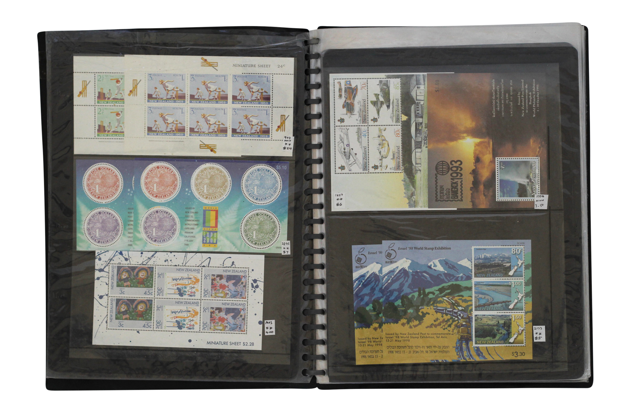 162 · New Zealand, Album, UHM, HM, FU, U