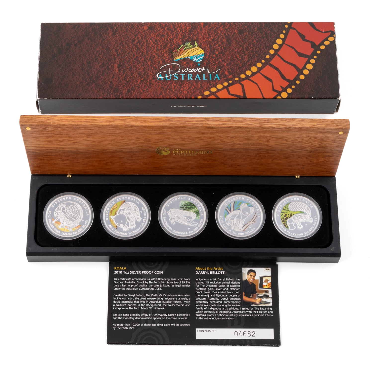 Elizabeth II, Discover Australia, One Dollar, 2010, FDC