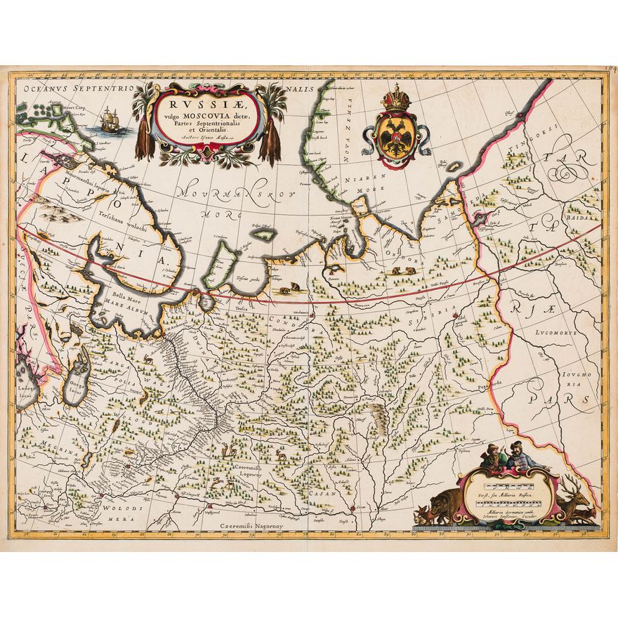 Isaac Massa | Russiae, vulgo Moscovia dictae, Partes Septentrionalis et Orientalis