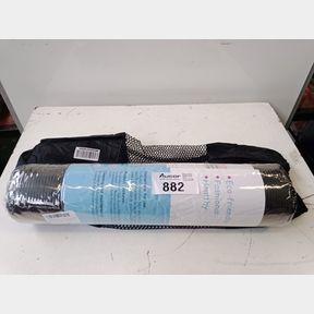 MITZUMA NBR 10MM YOGA MAT - BLACK - YOGA MAT STRAP INCLUDED