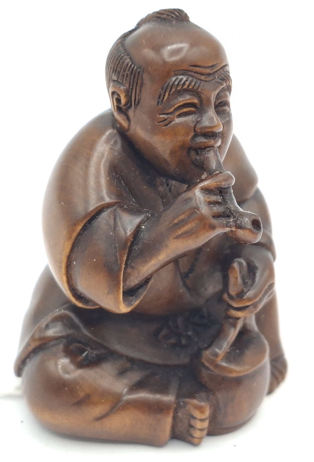 111 · JAPANESE CARVED BOXWOOD NETSUKE