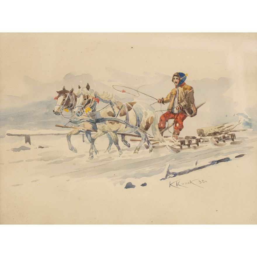 Karol Kossak | Zima, 1938 r.