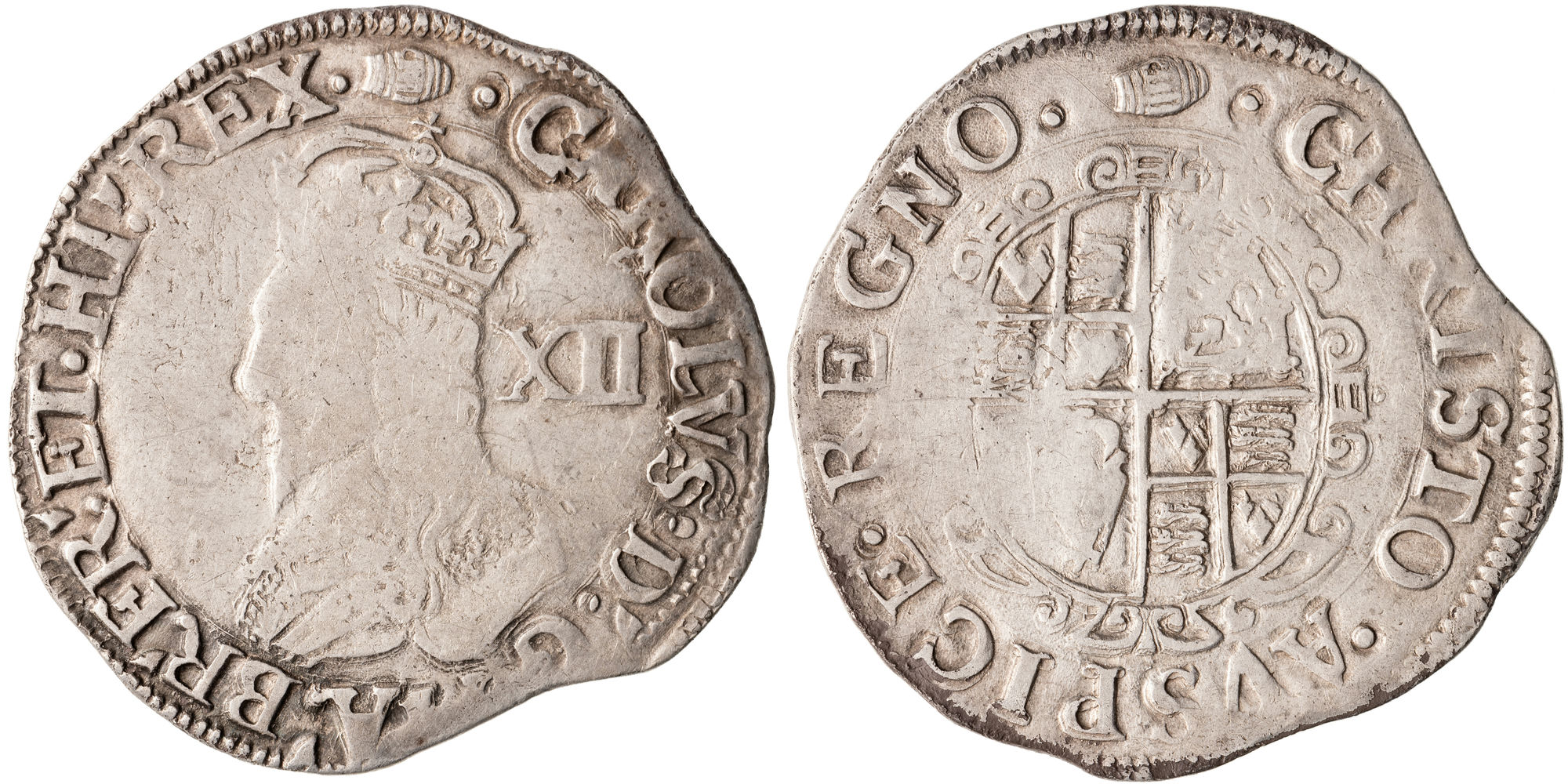 Great Britain, Charles I, Shilling, 1636-38,