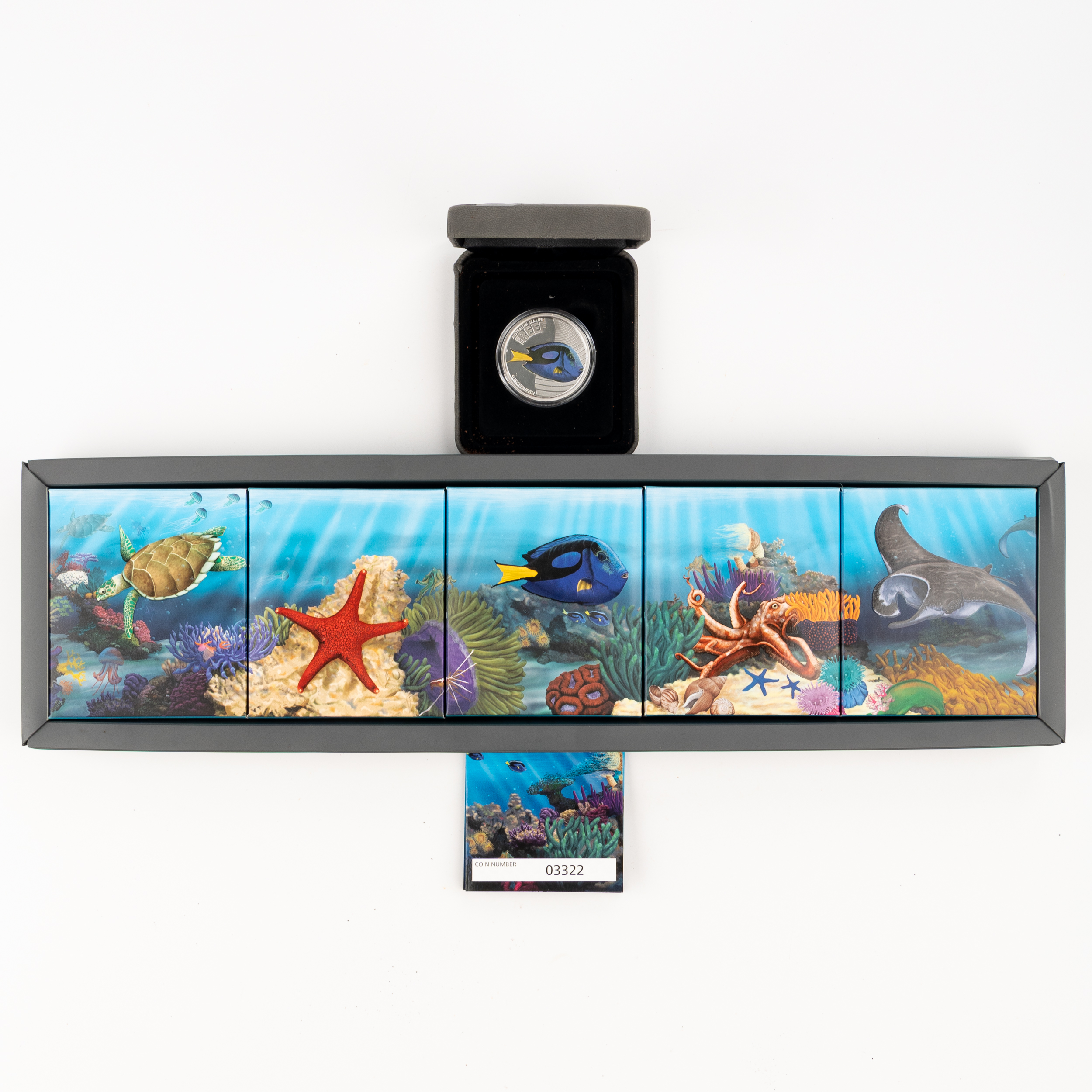 Elizabeth II, Perth Mint - 'Australian Sea Life II - The Reef' Series, Fifty Cents, 2011 - 2012, FDC