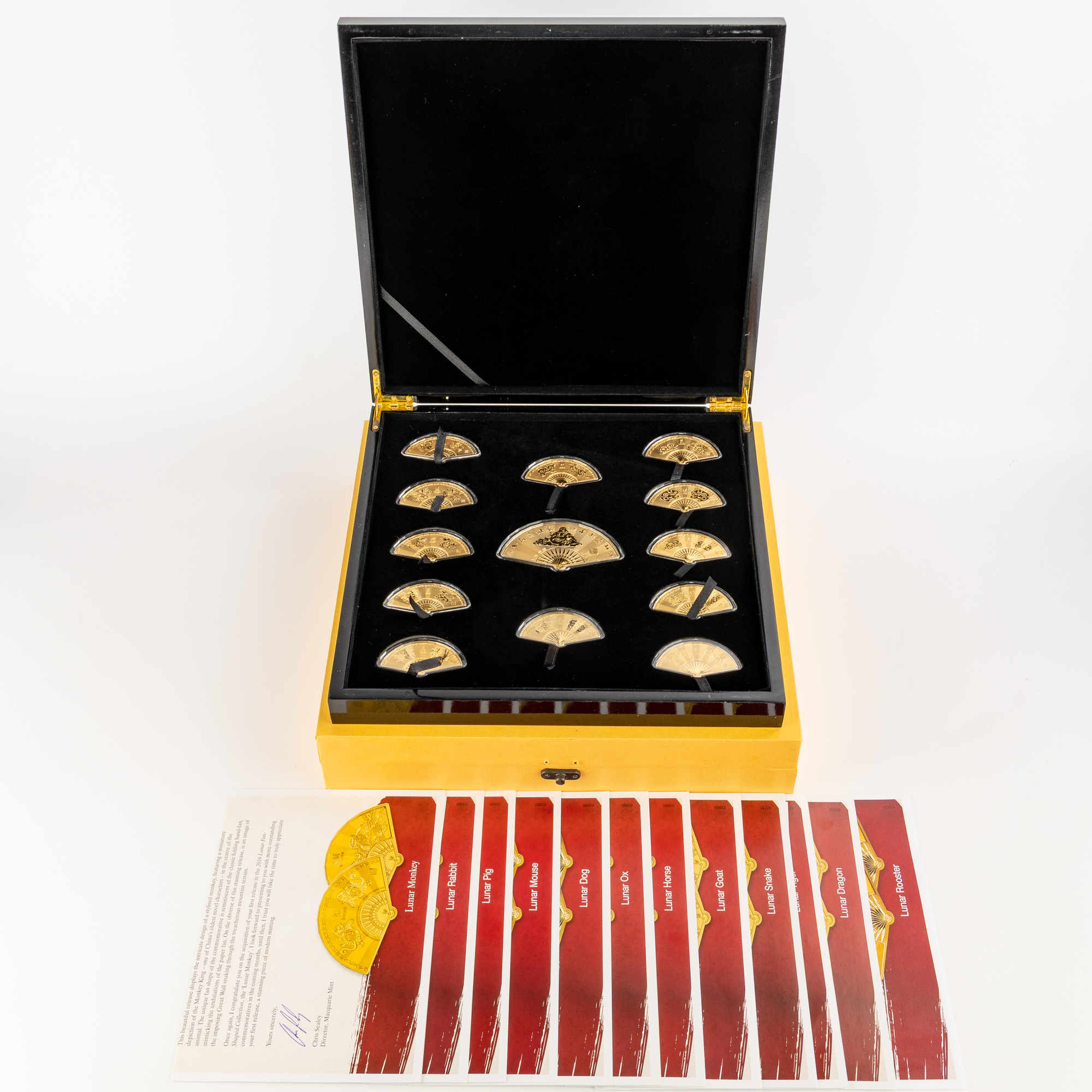Macquarie Mint - The Lunar Fan-Shaped Collection, 2016, UNC