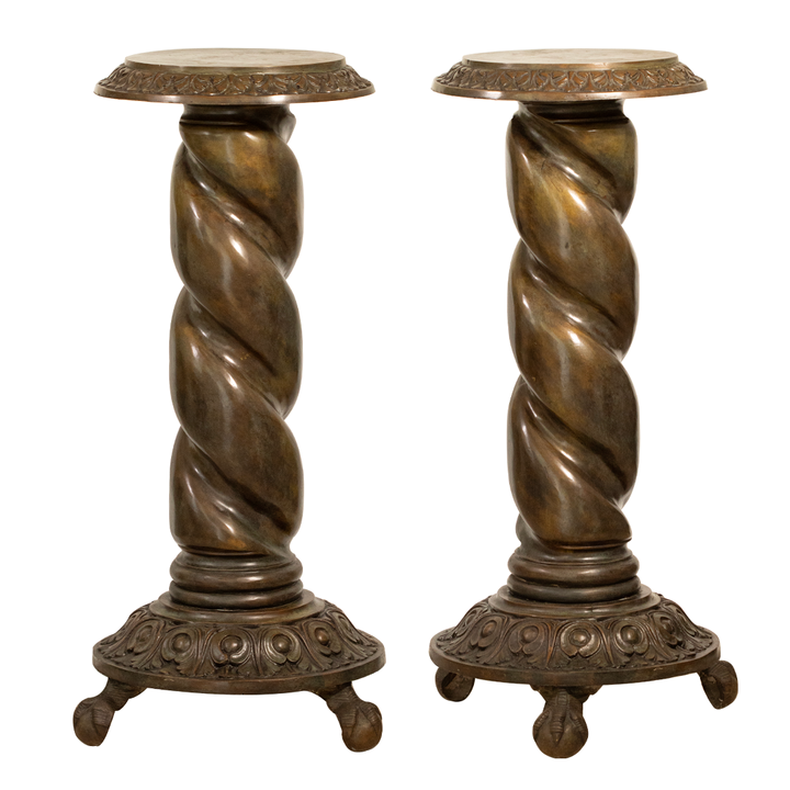Par de columnas estilo Barroco