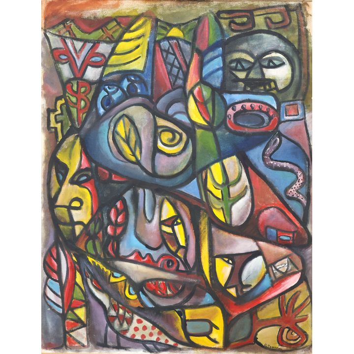 Olga Spence 'Abstract Figures'