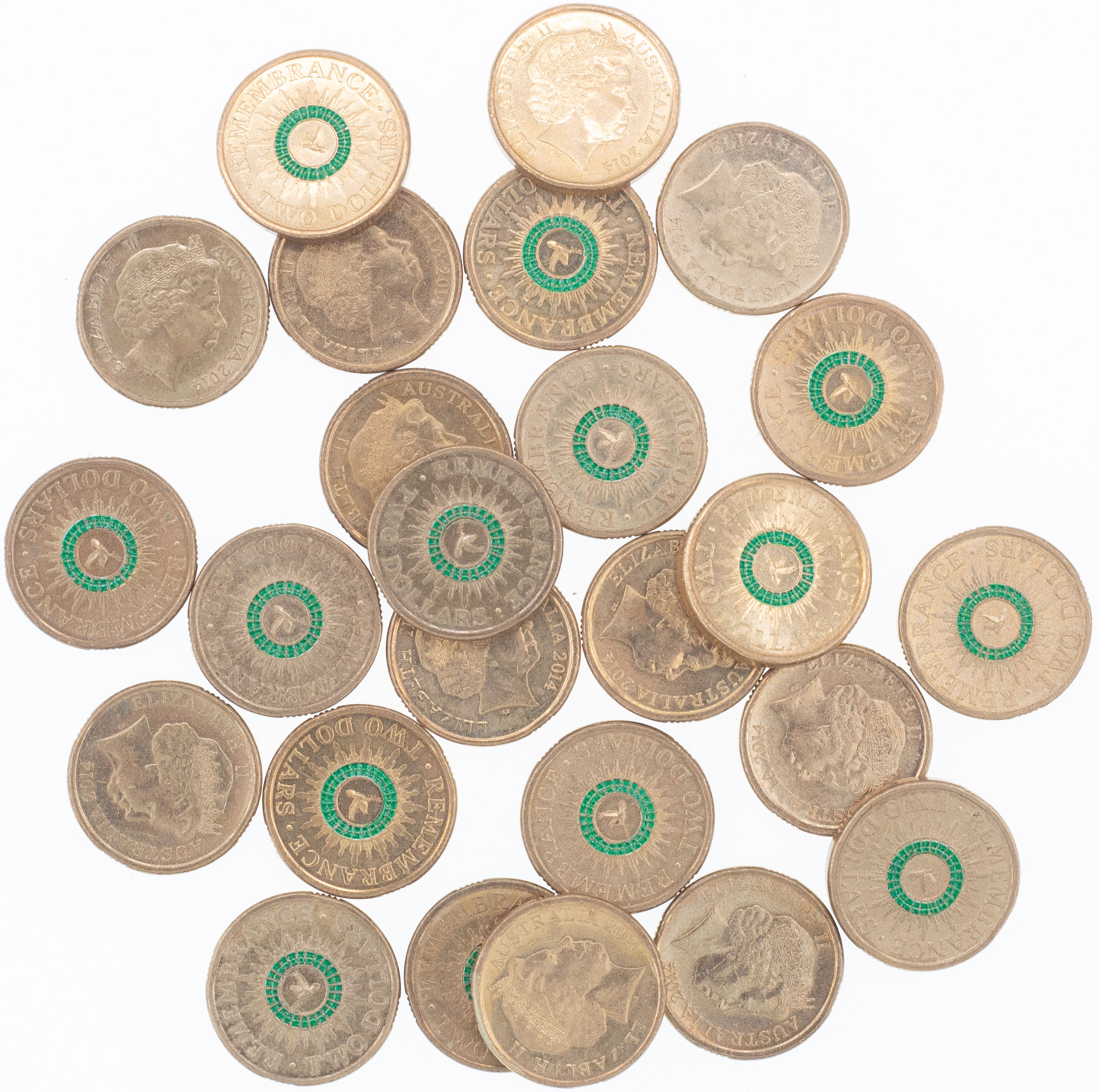 Elizabeth II, Two Dollars, 2014, aUNC - CHU