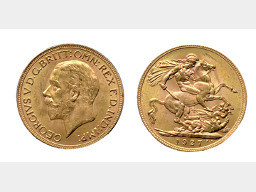 1927 GEORGE V SOUTH AFRICA SOVEREIGN