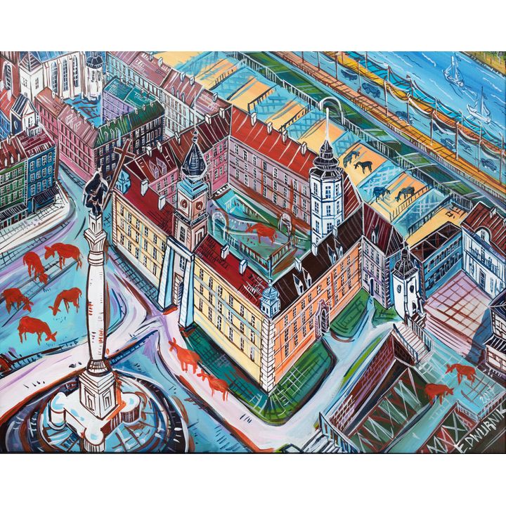 Edward Dwurnik | Plac zamkowy, 2017